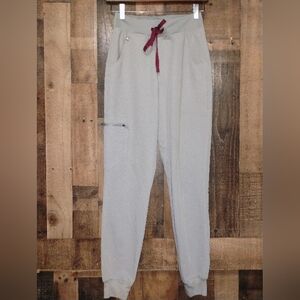 Figs Zamora Jogger Scrub Pants Cement Gray Size XXS